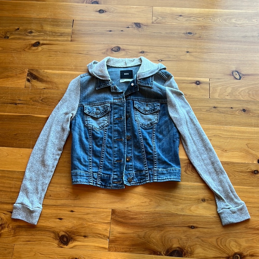 BDG Urban Outfitters Jean jacket with hood